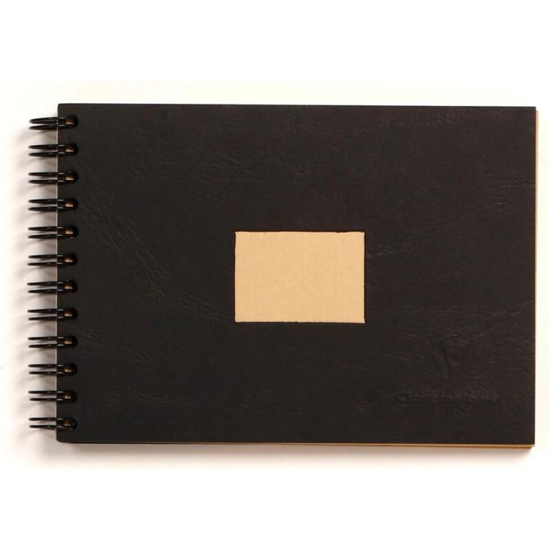 Kraft album spiralé 60F A6 90g - Noir