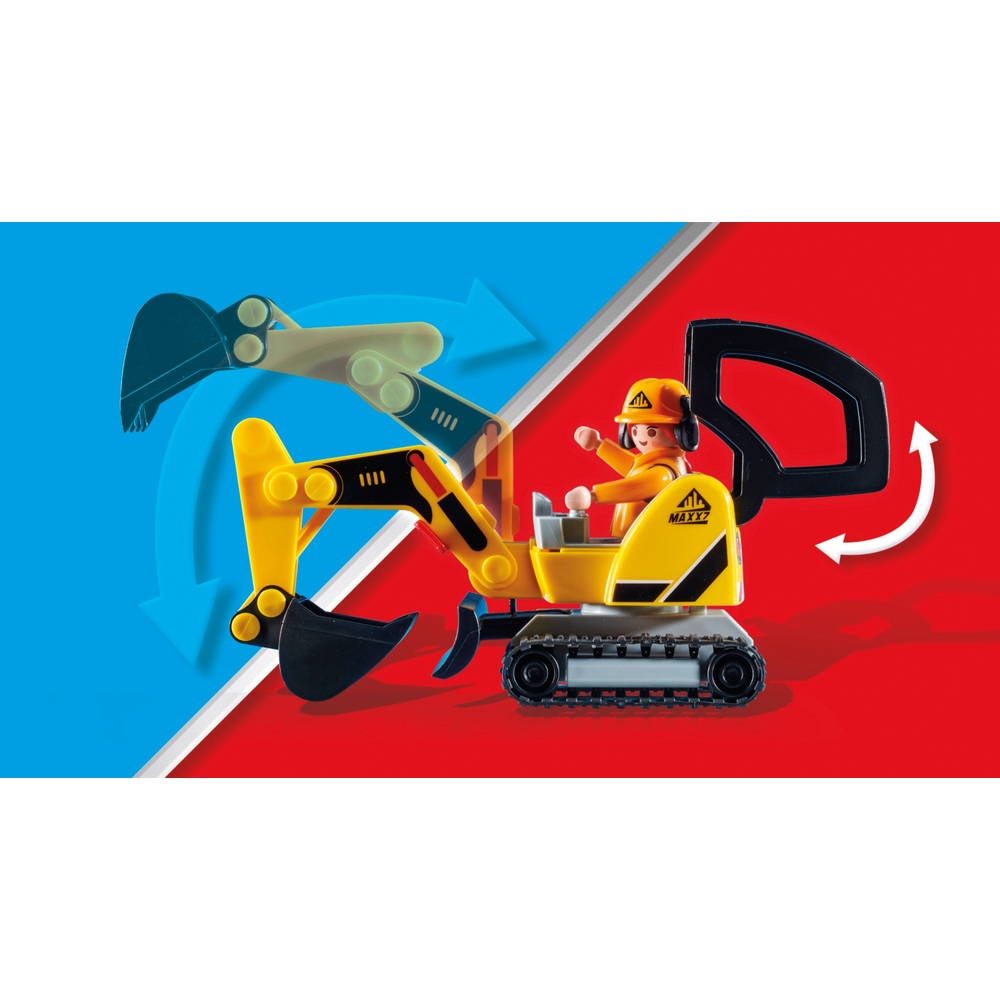 Playmobil City Action 71045 Straßenbau-Set
