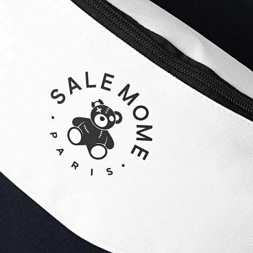 Sac Banane Nounours Blanc Noir