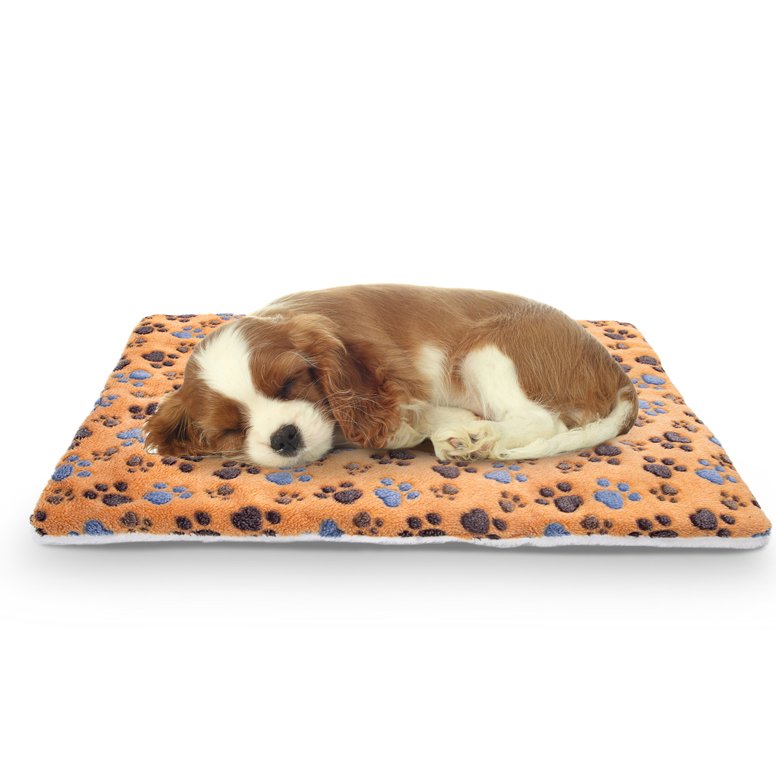 Tapete/Cama Nobleza para Cães e Gatos, Tapete Grosso para Cães e Gatos, Cobertor Grande Reversível de Flanela Super Macia, Almofada Quente para Patas de Filhotes, 70 x 55 cm