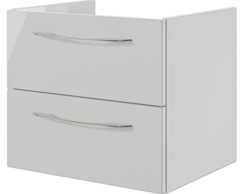Pelipal Serie 4035 wastafelmeubel, afmetingen (B x H x D): 56 x 48,2 x 43,5 cm, frontkleur: glanzend wit, 4035.155601