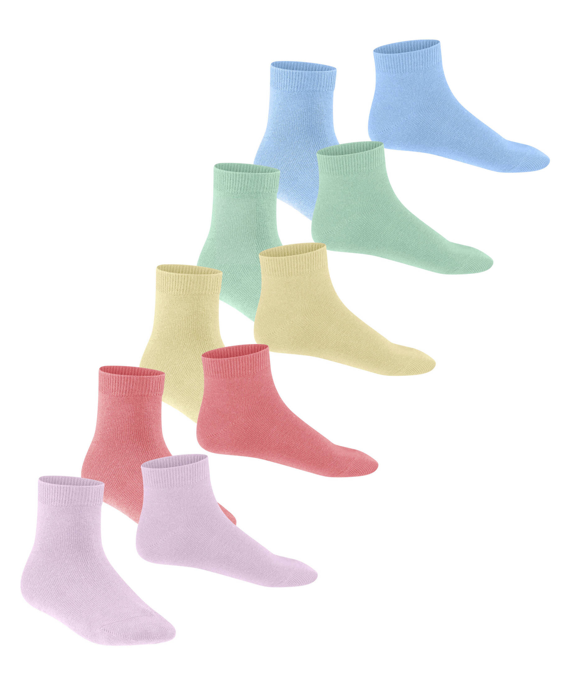 Esprit| Kinder Sneakersocken Solid-Mix 5-Pack