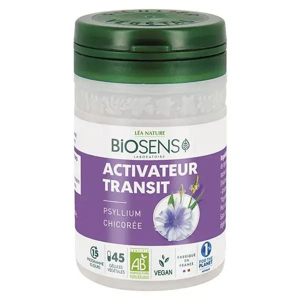 Biosens Organic Transit Activator 45 cápsulas vegetais