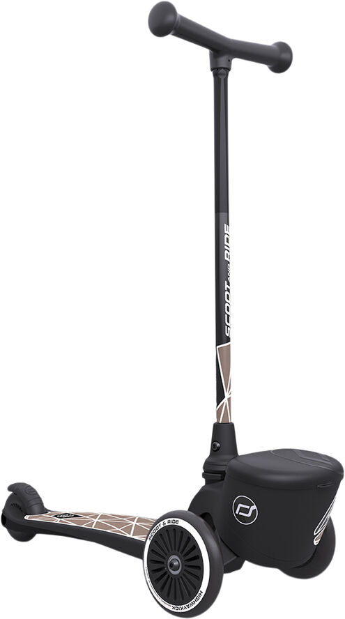Scoot & Ride Highwaykick 2 lifestyle brown lines Sort & beige
