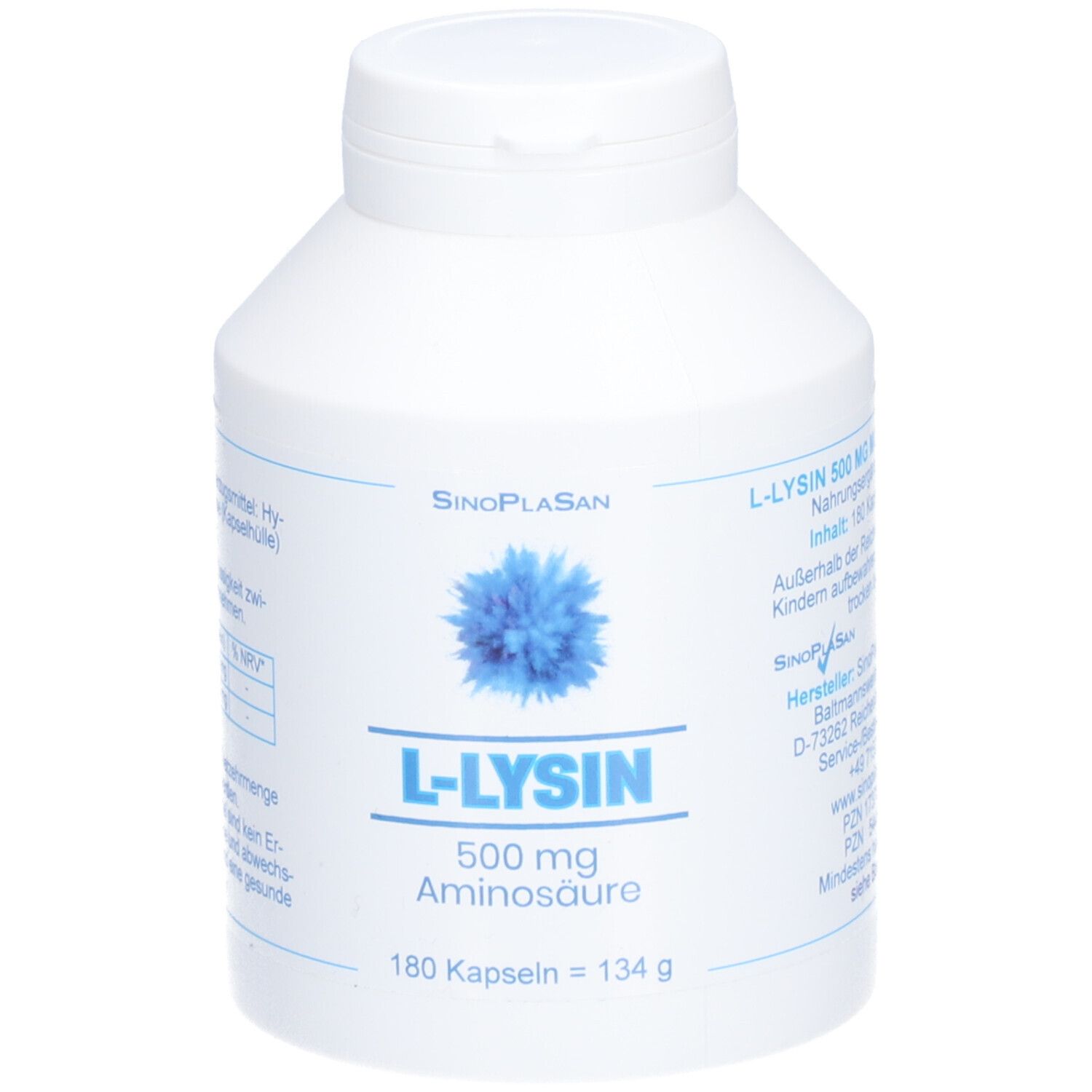 L-Lysin 500 mg Aminosäure
