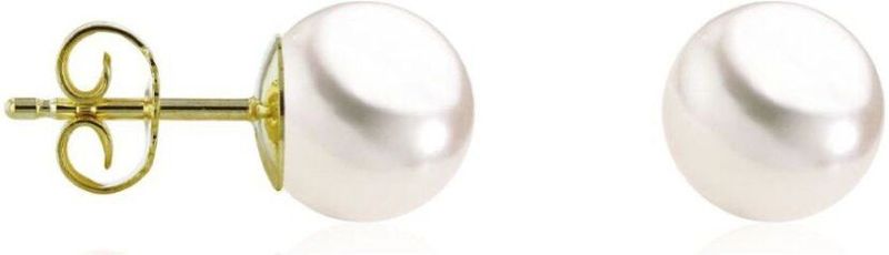 Luna-Pearls  Oorringen oorsieraden HS1089_8.5-9mm