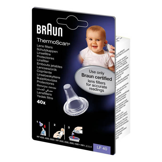 Braun lensfilter - 40 stuks