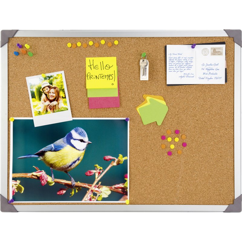 Tableau liège Planorga avec certifications NF 45 x 60 cm