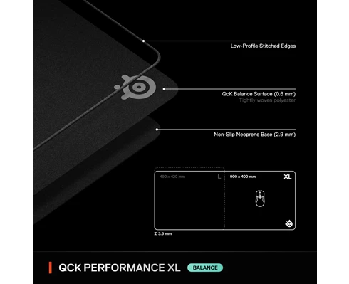 SteelSeries QcK Performance XL - Balance