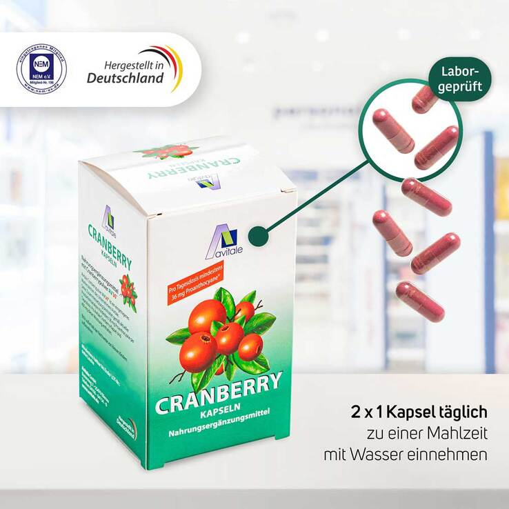 Cranberry Kapseln 400 mg, 100 St