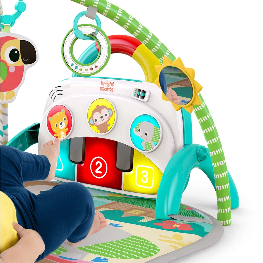 Bright Starts 4- in- 1 Groovin' Kicks™ Piano & Drum Kick Spielezentrum