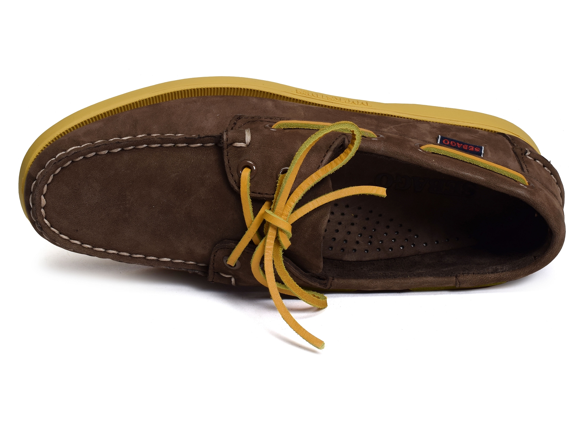 Docksides marron jaune