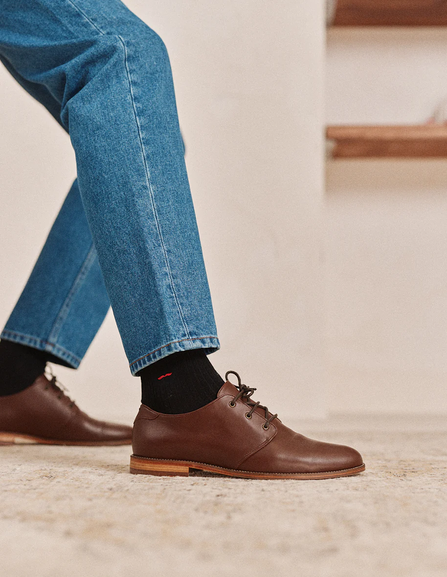 Derbies Alphonse - Cuir marron