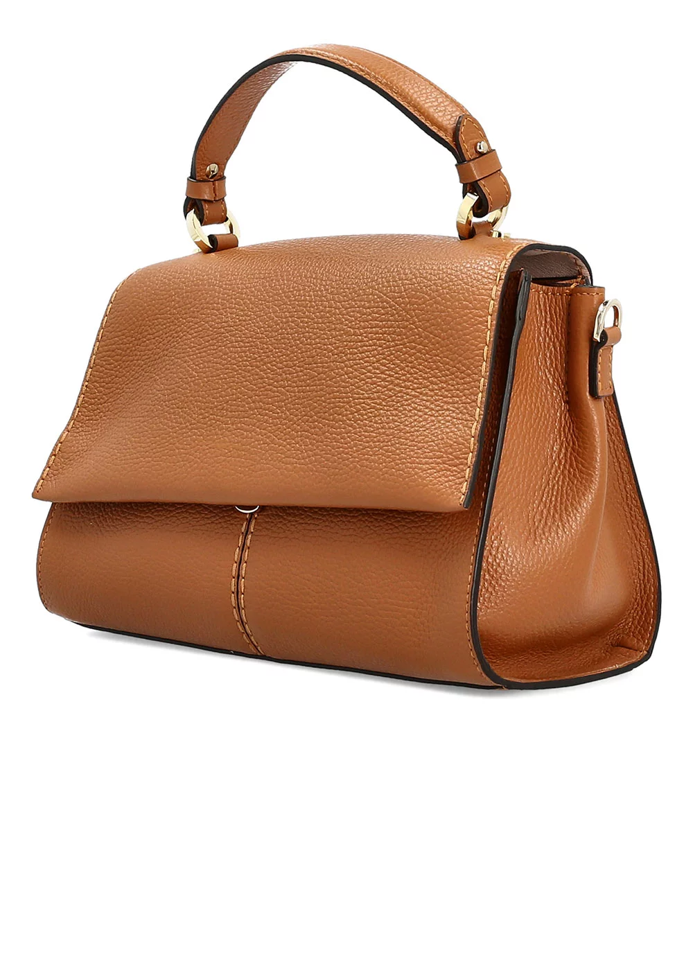 PETIT SAC RABAT INES CUIR CAMEL