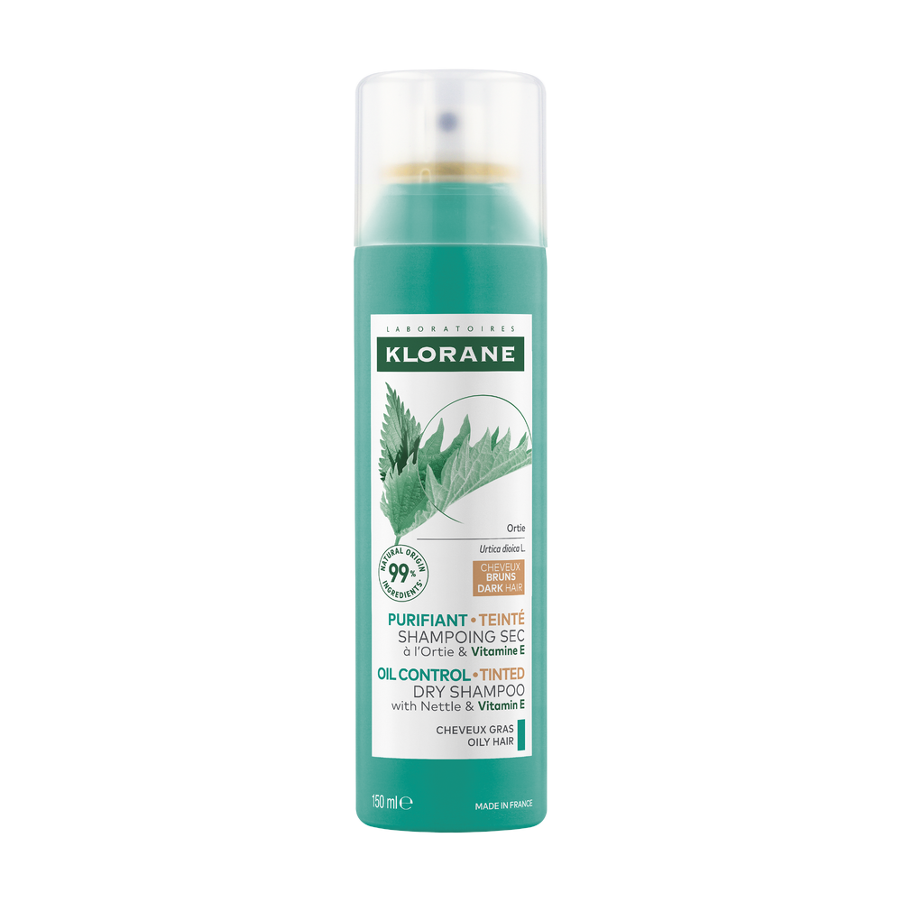 Klorane Trockenshampoo<br>150 ml, Aerosol Spray, Brennnessel getönt
