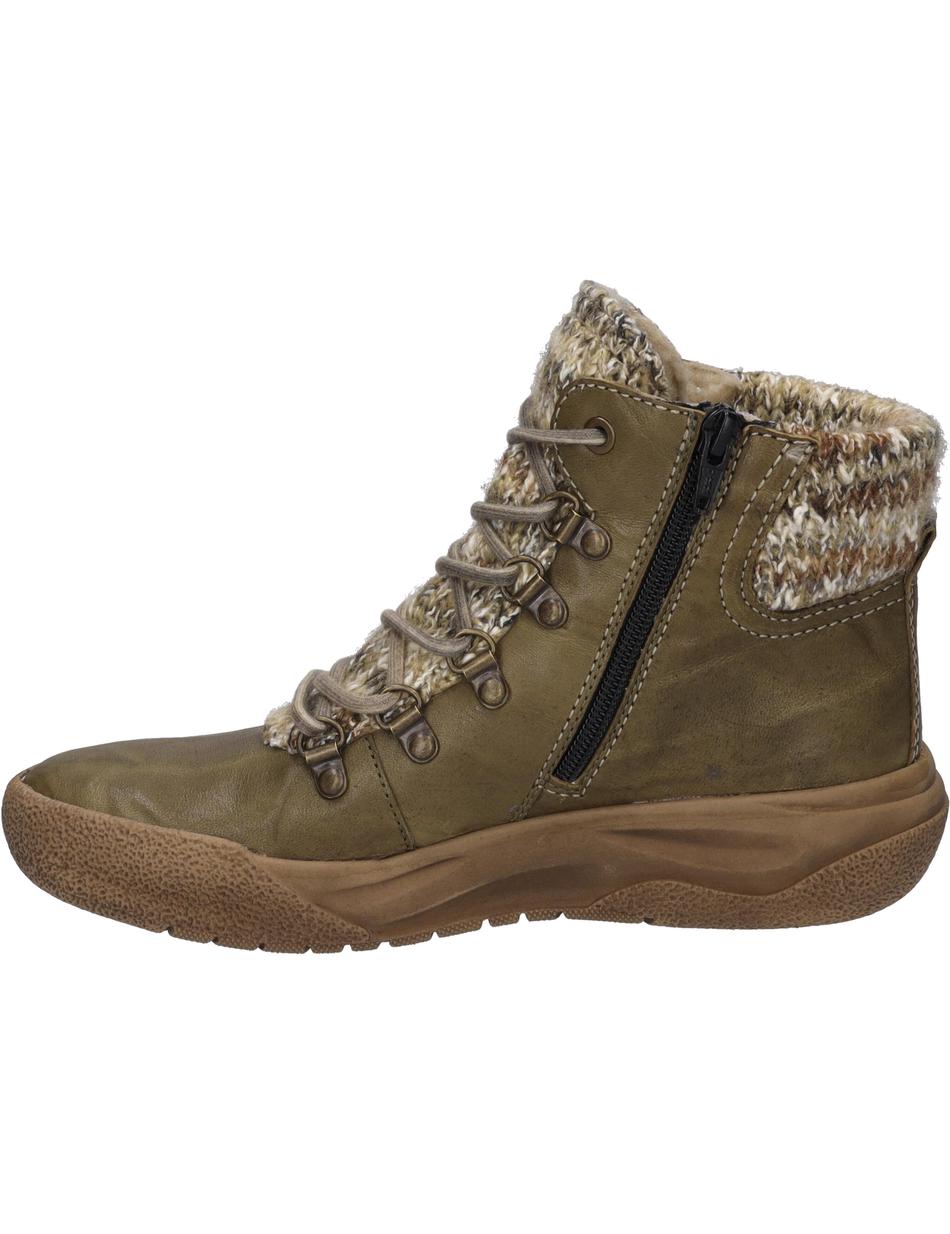 Stiefelette Alina 53, oliv-kombi