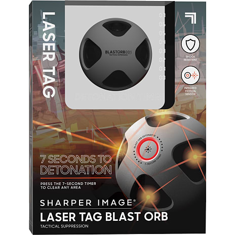 Sharper image laser tag blast orb