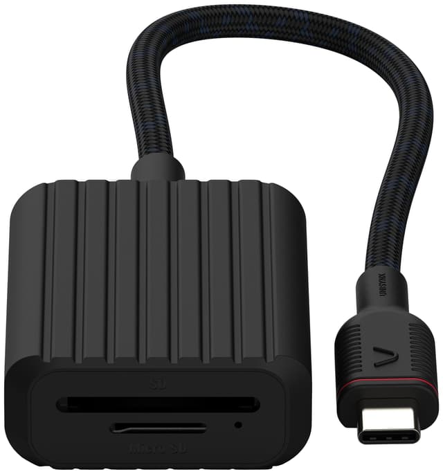 Unysink USB-C til hukommelseskort-adapter 10381 (sort)