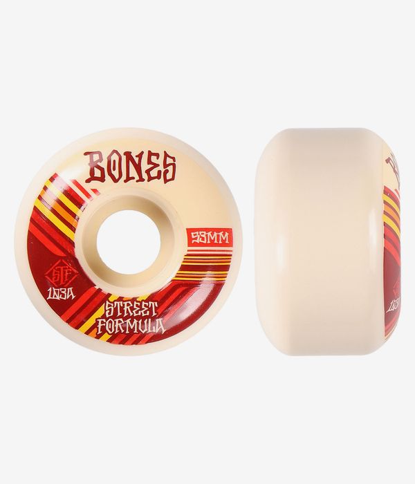 Bones STF Retros V4 Rollen (white red) 53mm 103A 4er Pack