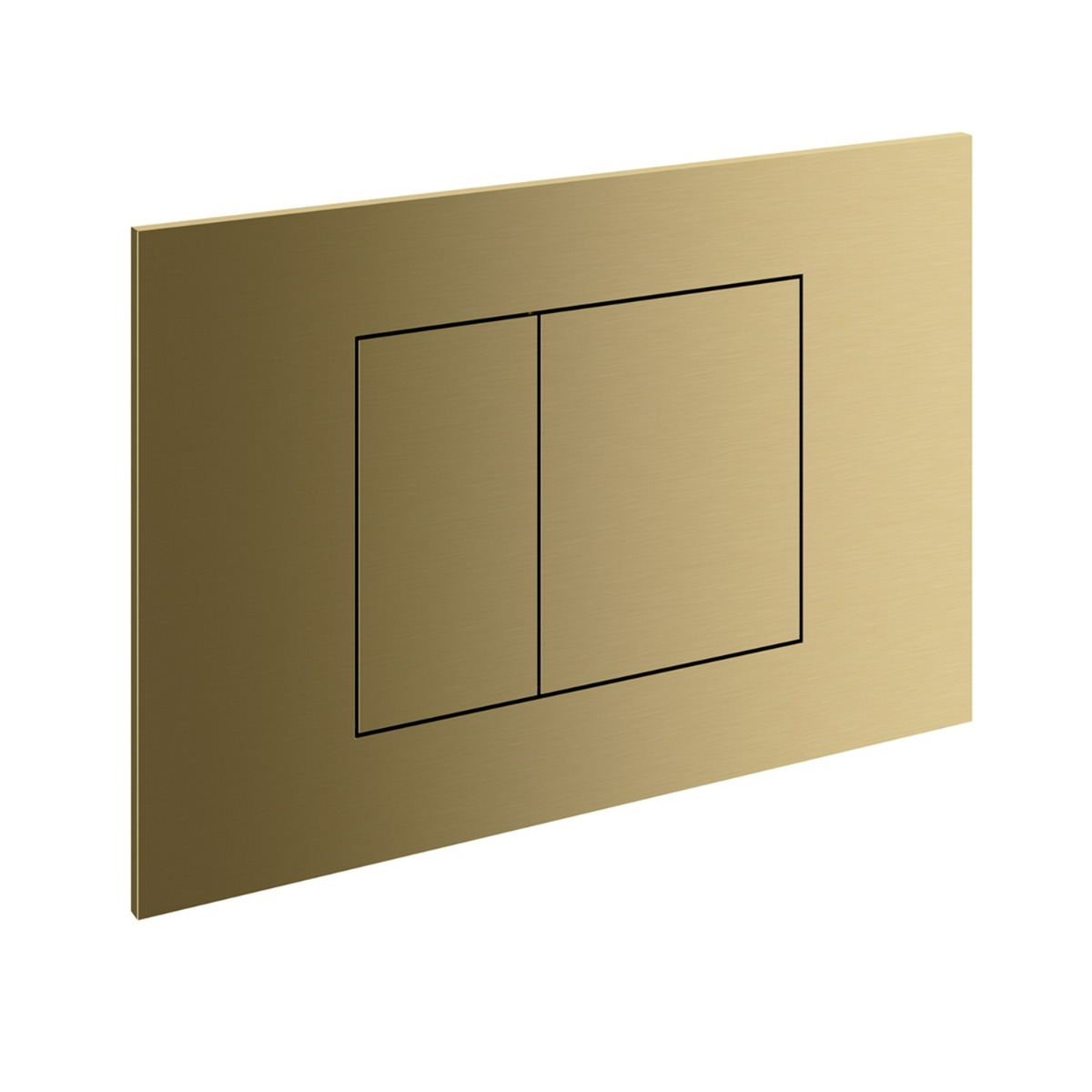 Hotbath Bas drukplaat voor Geberit UP320/UP720/TECE geborsteld messing PVD