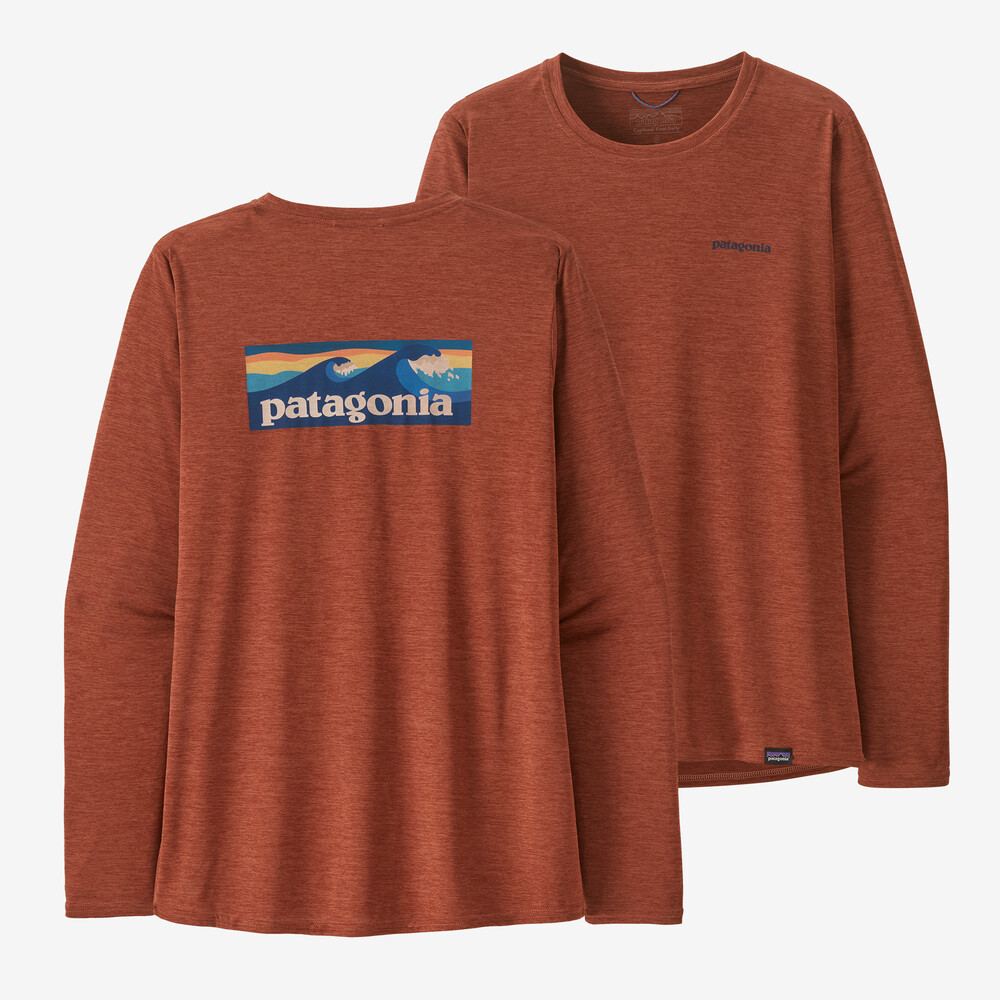 Damen-Langarmshirt Capilene Cool Daily Graphic - Waters