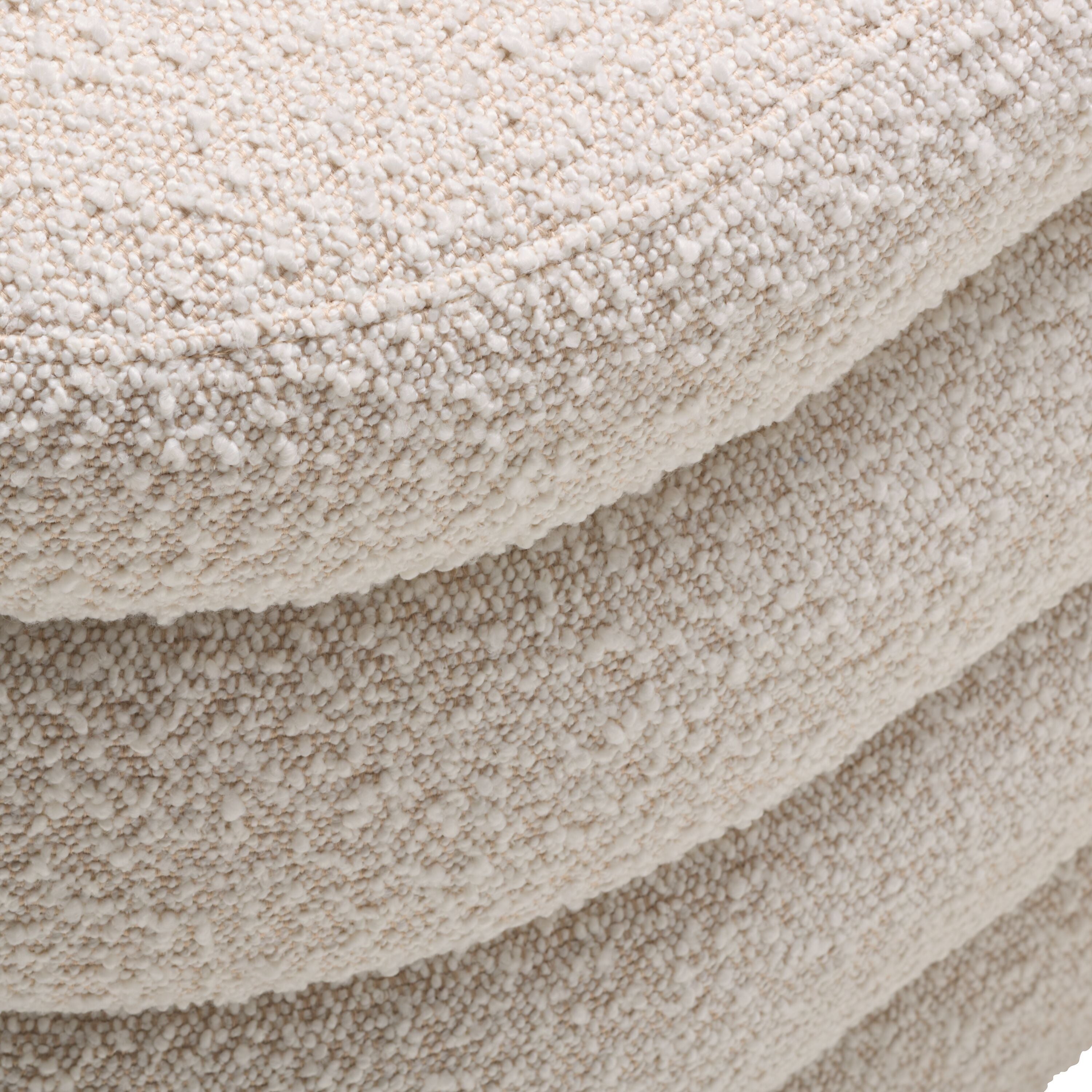 LIYA Polsterbank - Creme / B: 111.5 cm x T: 46.0 cm x H: 47.0 cm