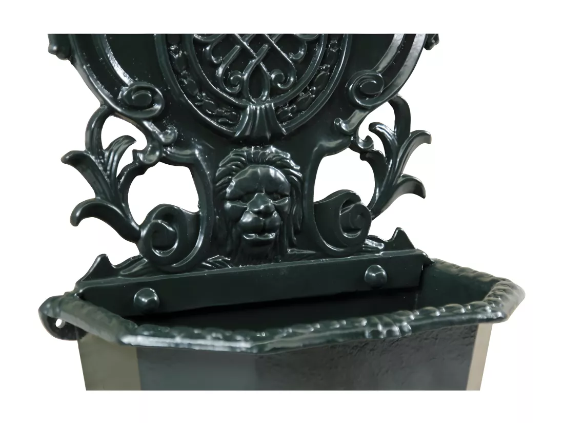 Fontaine de jardin Aluminium Vert - Décoration d'Autrefois