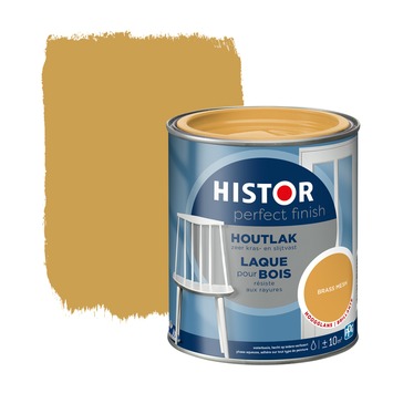 Histor Perfect Finish houtlak hoogglans brass mesh 750 ml