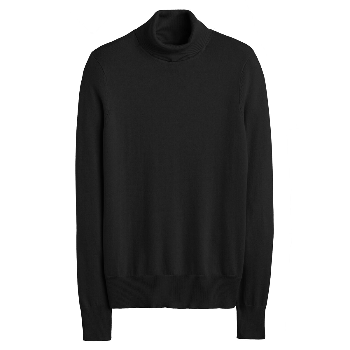 COLEÇÕES LA REDOUTE<br>Trui básico, rolkraag