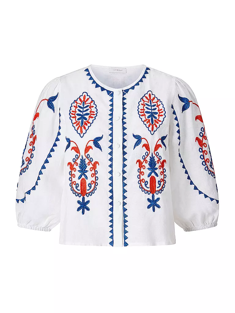 RICH & ROYAL Bluse weiss