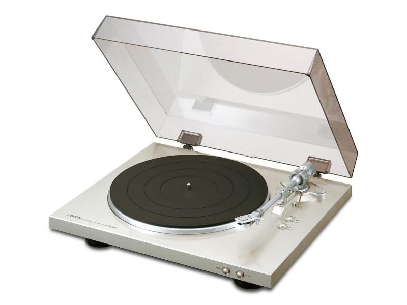 Denon Plattenspieler DP-300F Silber Plattenspieler, silber