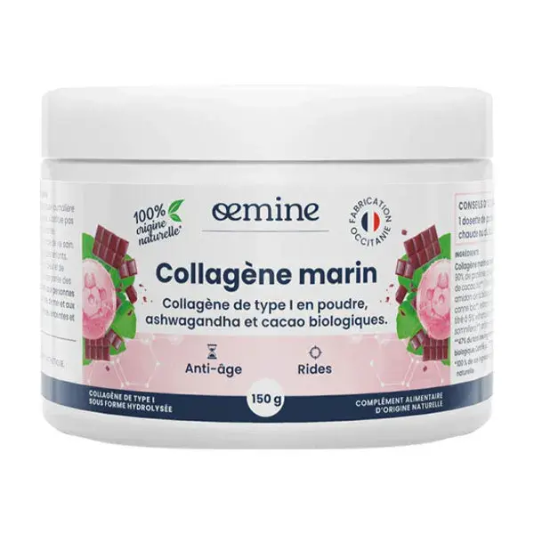 Oemine Colágeno Marinho Antienvelhecimento e Antirrugas 150g