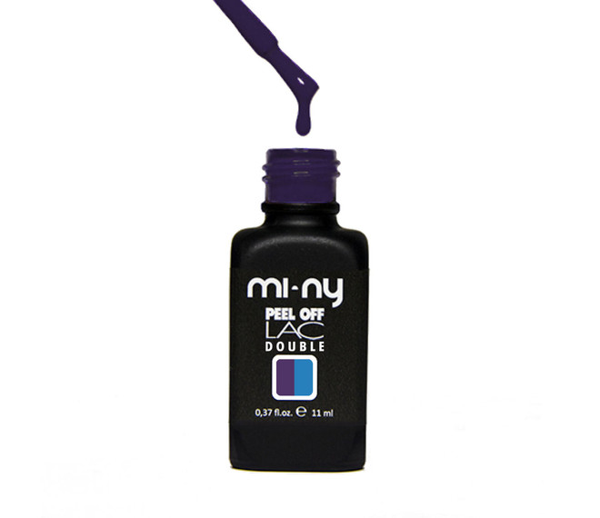 MI-NY Cosmetics Peel Off LAC Double NagellackVery Peri Blue