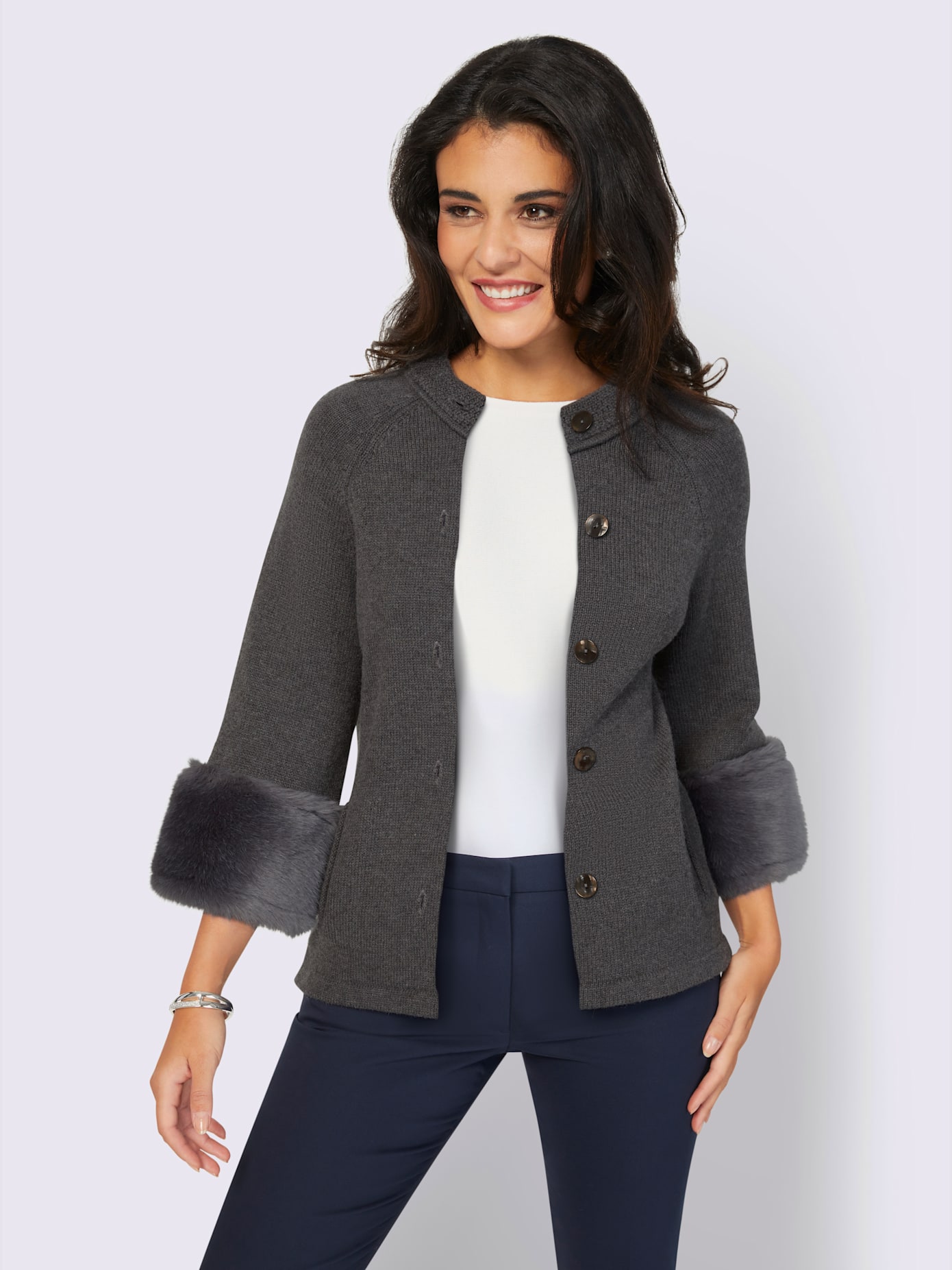 Veste en tricot 50% laine
