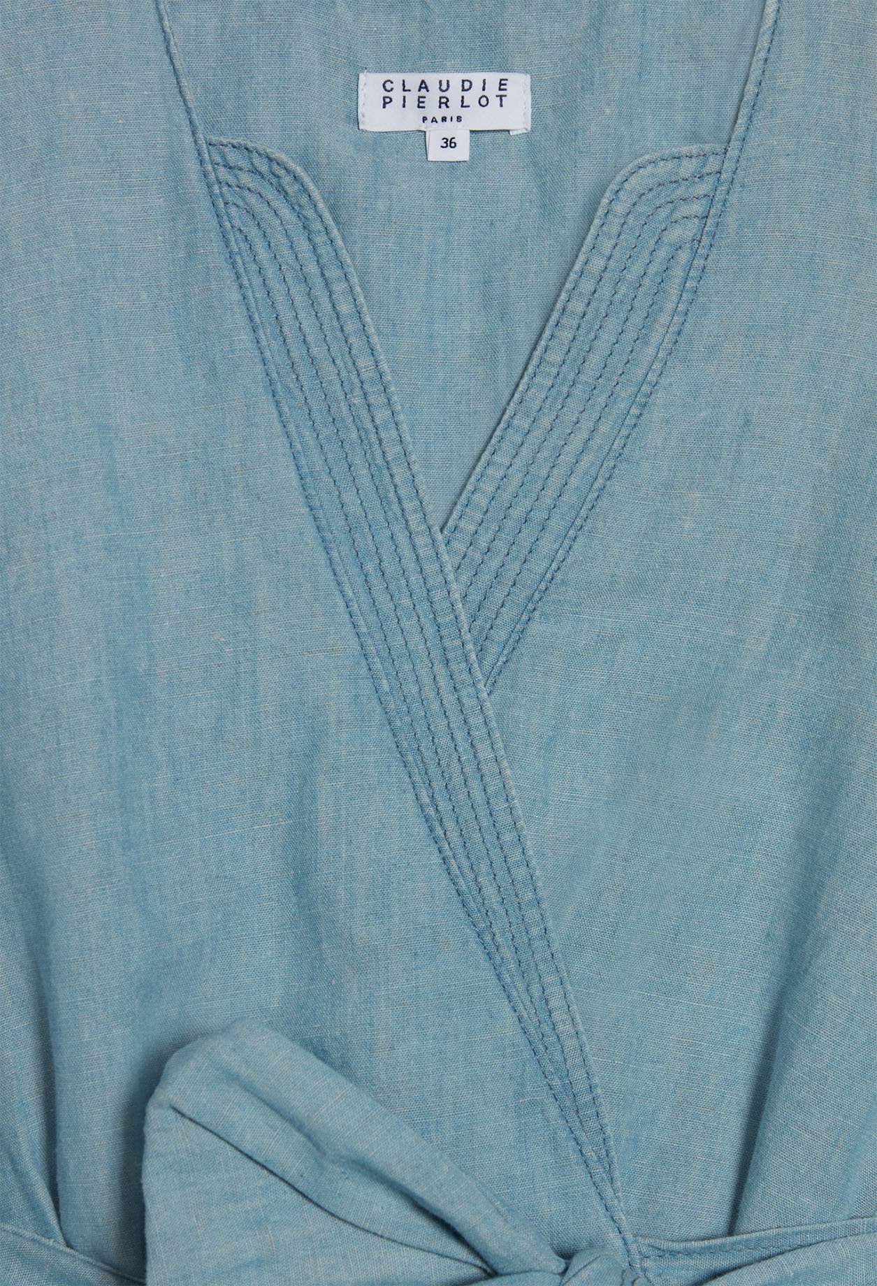 Robe bleu denim