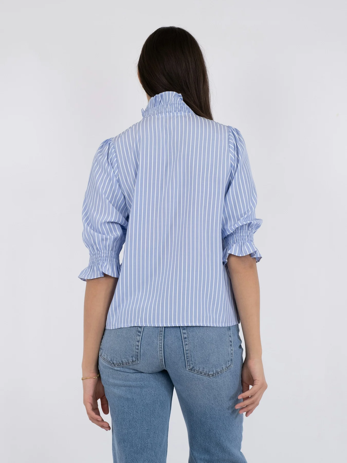 Neo Noir Briony Wide Stripe Blouse