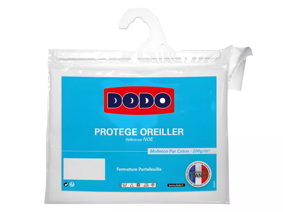Protège oreiller DODO absorbant - 60 x 60cm - ULTRA CONFORT