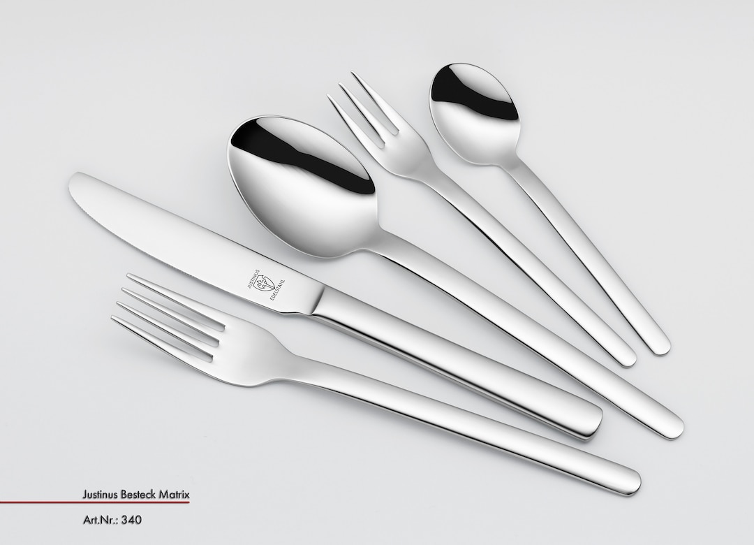 JUSTINUS Besteck-Set MATRIX 30-teilig Edelstahl
