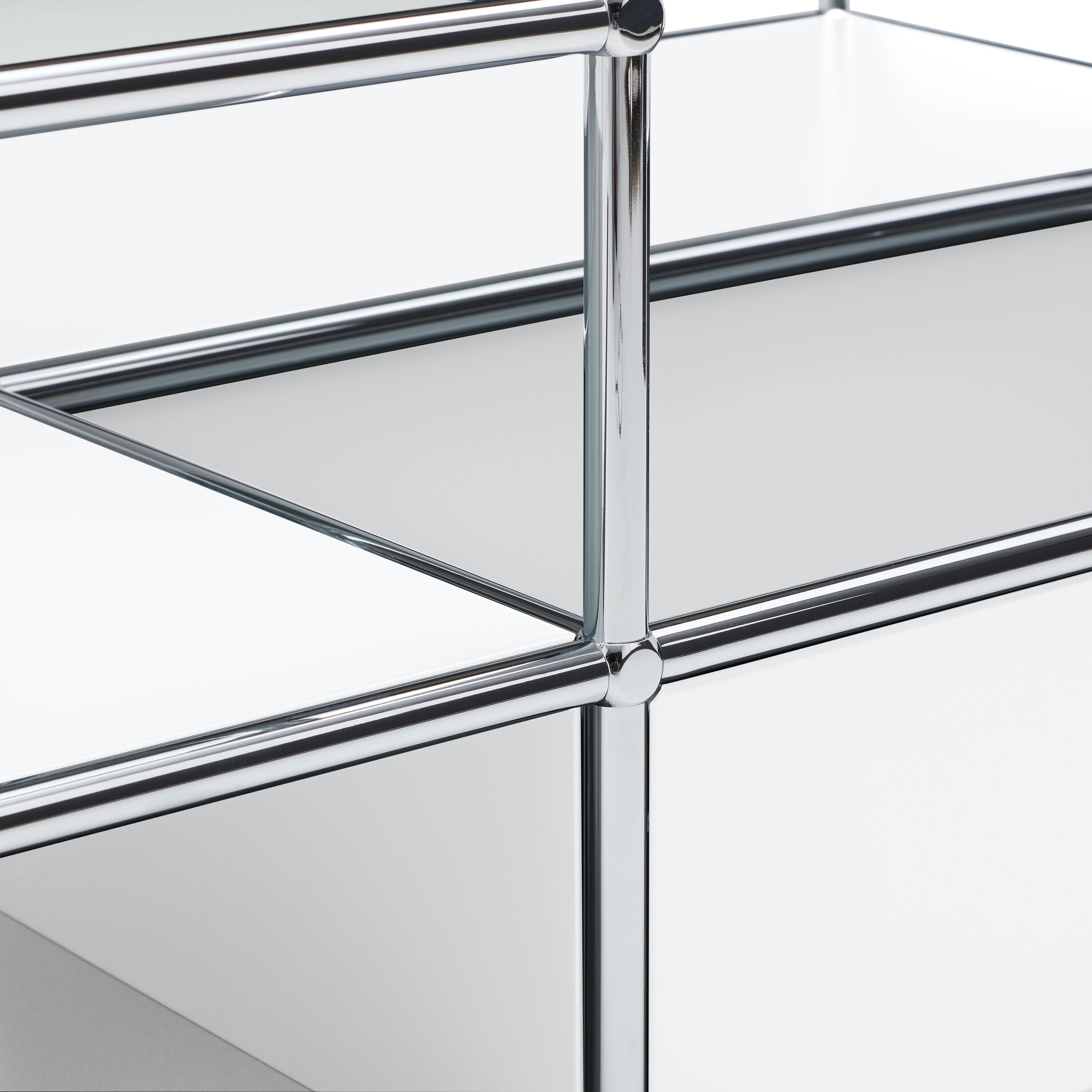 FLEXCUBE Salontisch - Weiss / B: 152.5 cm x T: 77.5 cm x H: 43.5 cm