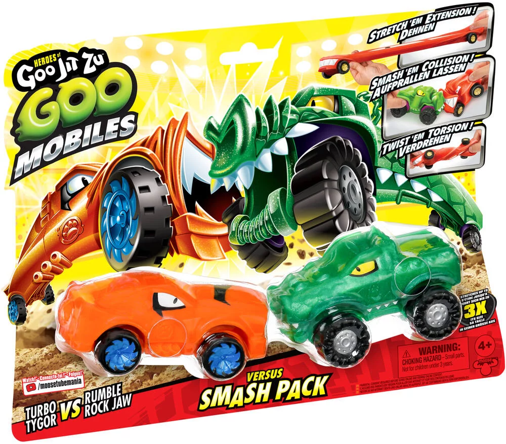 GOO JIT ZU  - GOO MOBILES - TURBO TYGER VS RUMBLER JAW
