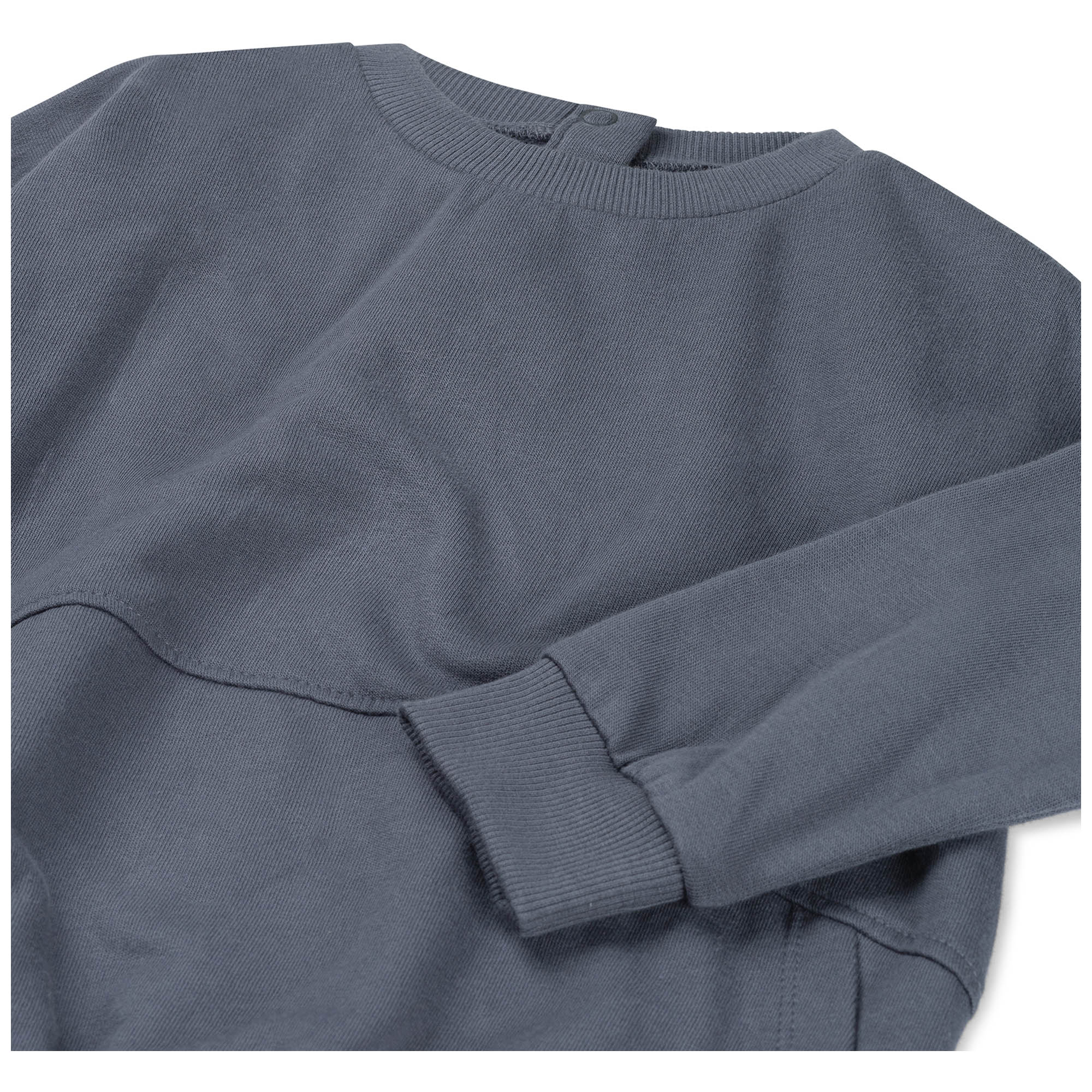 Sweet Petit baby sweater Cas lange mouwen effen blauw