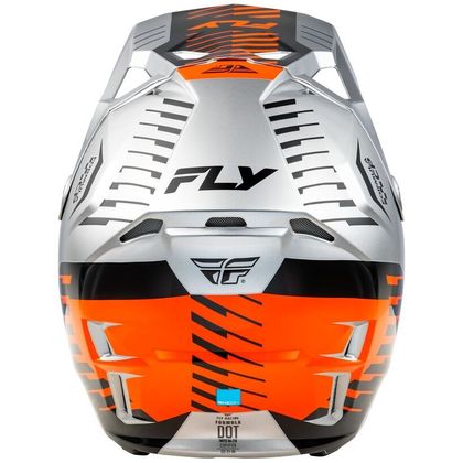 Casque cross Fly FORMULA CP SLICE 2025 - Gris / Rouge