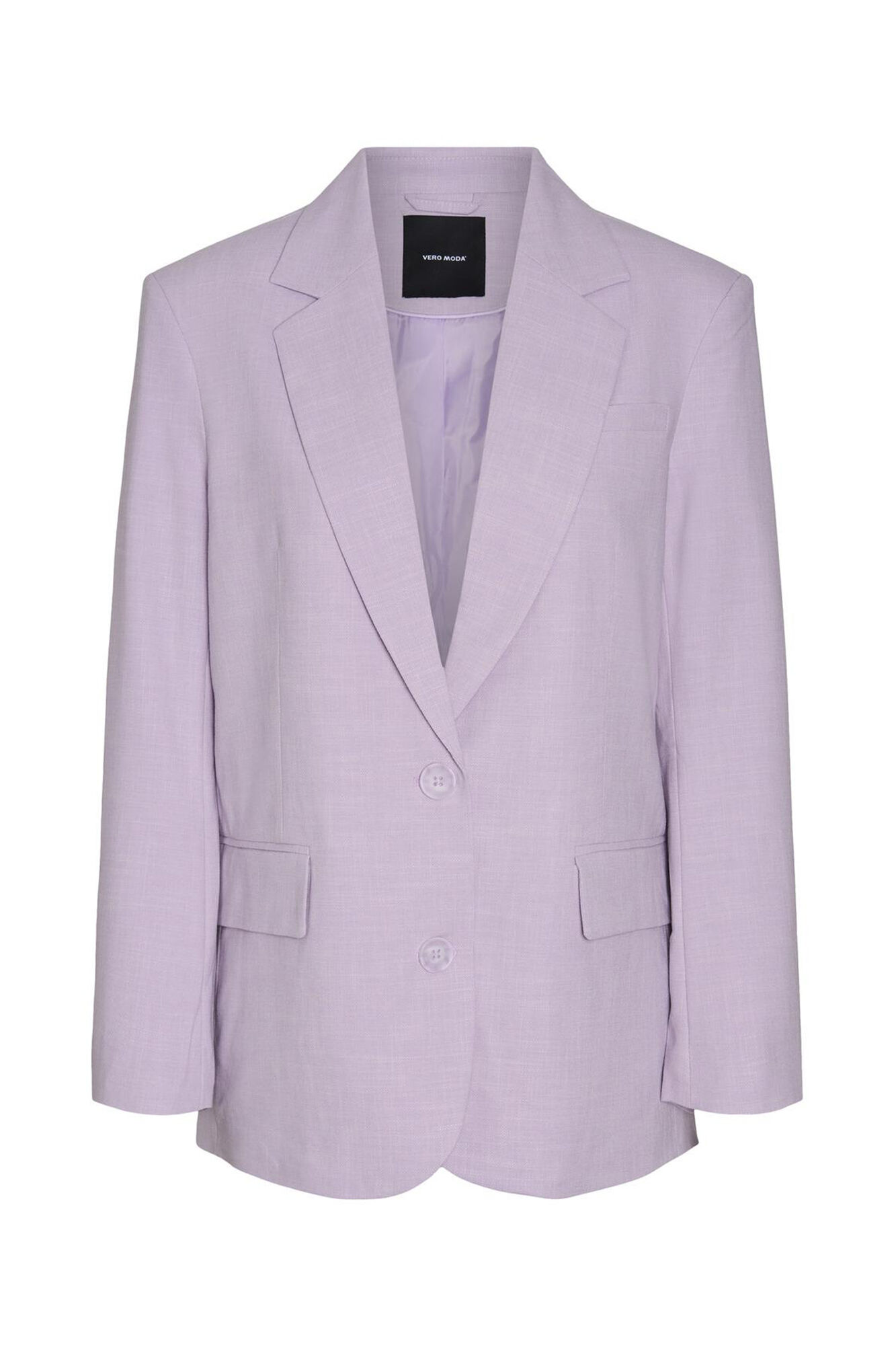 Blazer clássico feminino plus size - roxo