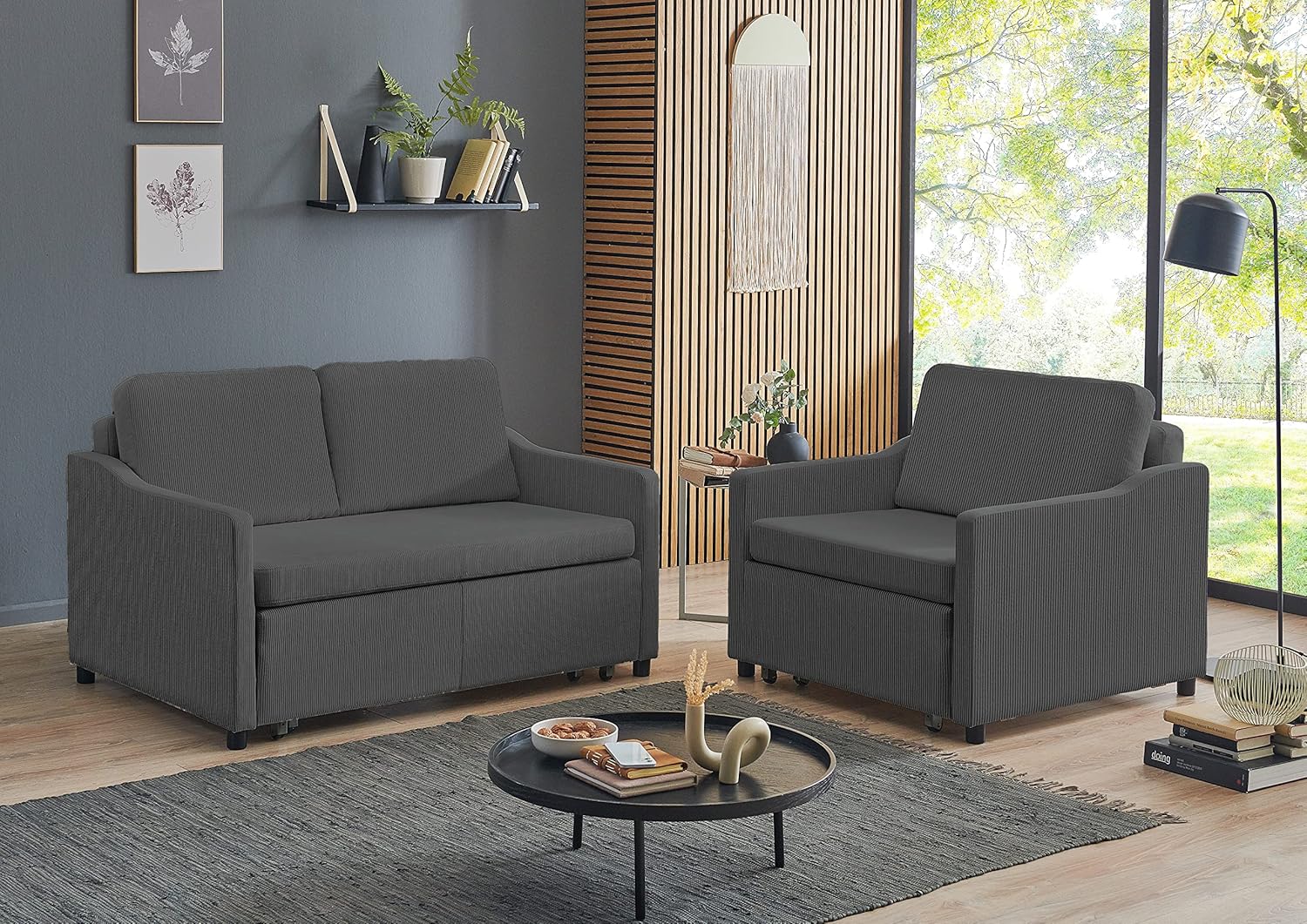 Atlantic Home Collection Schlafsofa mit 120x200cm Schlaffunktion