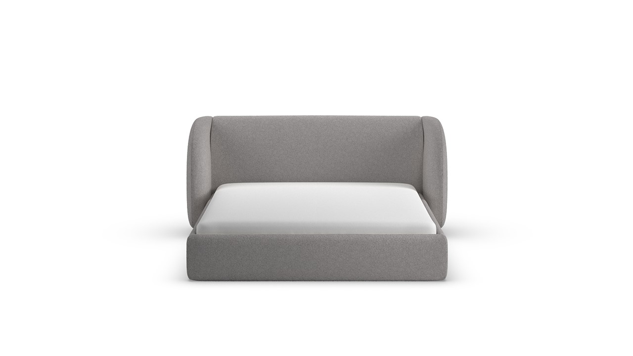 Bed Cove - Wool look light grey