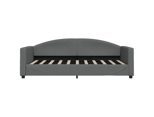VIDAXL - Lit de jour avec lit gigogne gris foncé 90x190 cm tissu