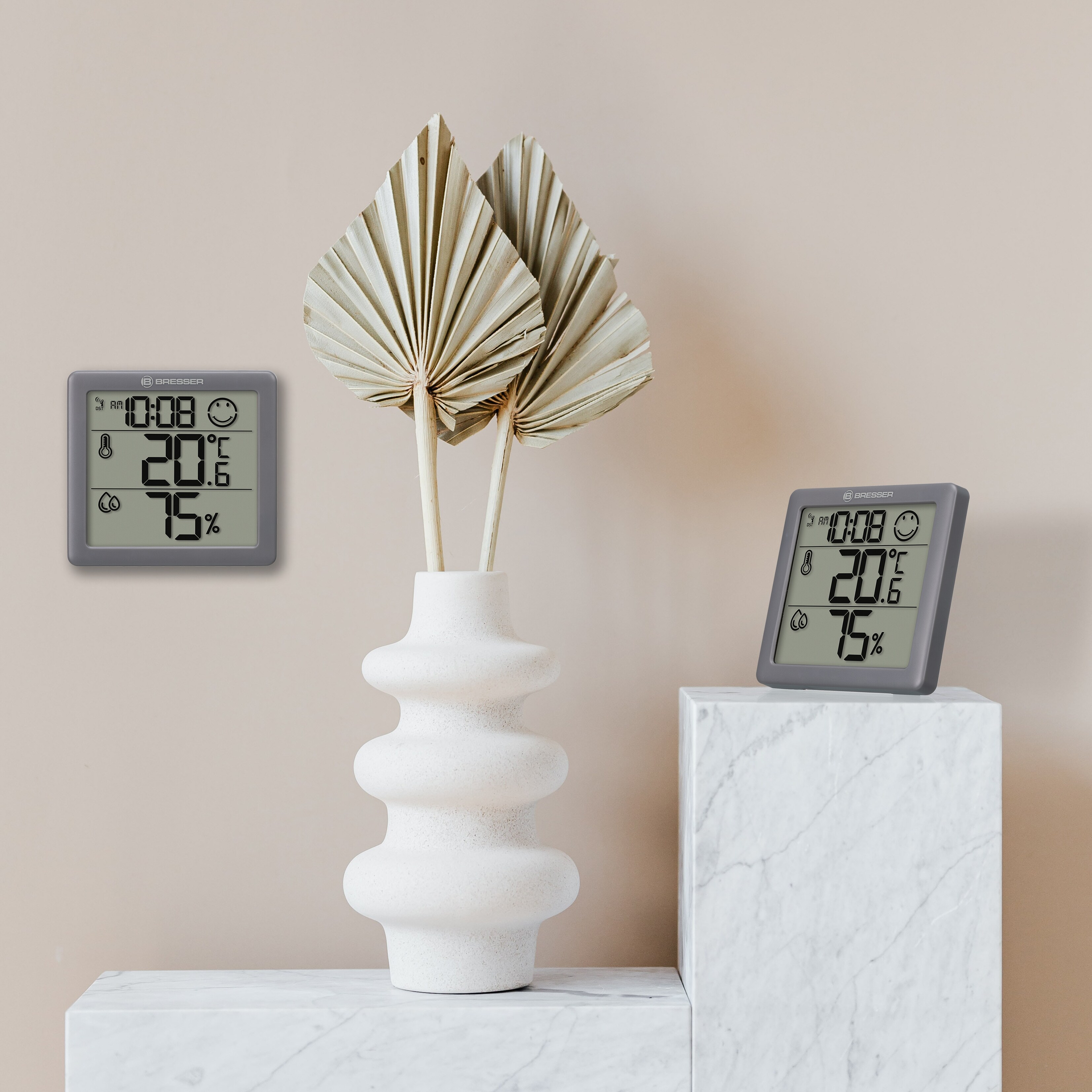 BRESSER Climate Smile Thermo-Hygrometer 2er-Set
