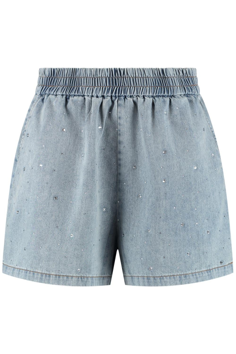 Studio Amaya blauwe dames korte broek