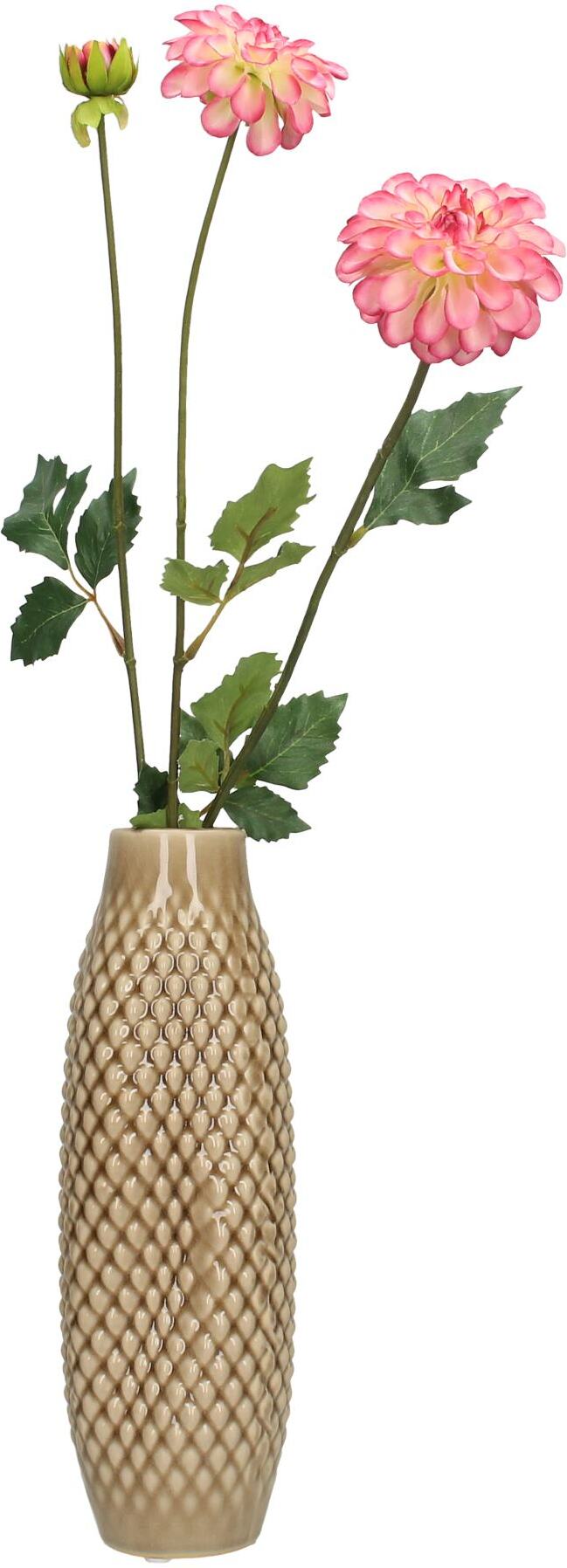 HD Collection vaas Pollie bruin D 9,5 H 28 cm