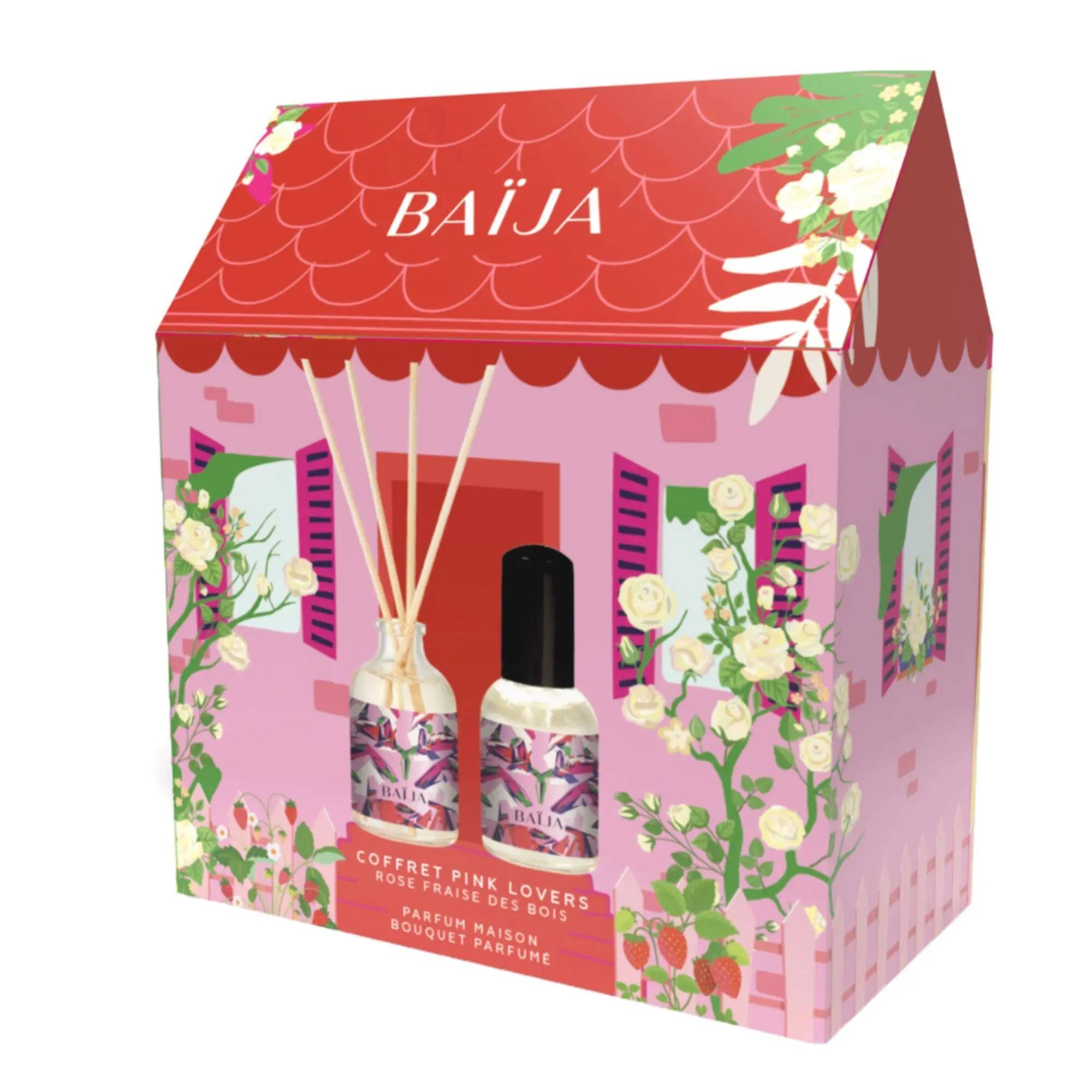 Baïja - Coffret Pink Lovers Parfum d'Intérieur & Bouquet Parfumé- Femme